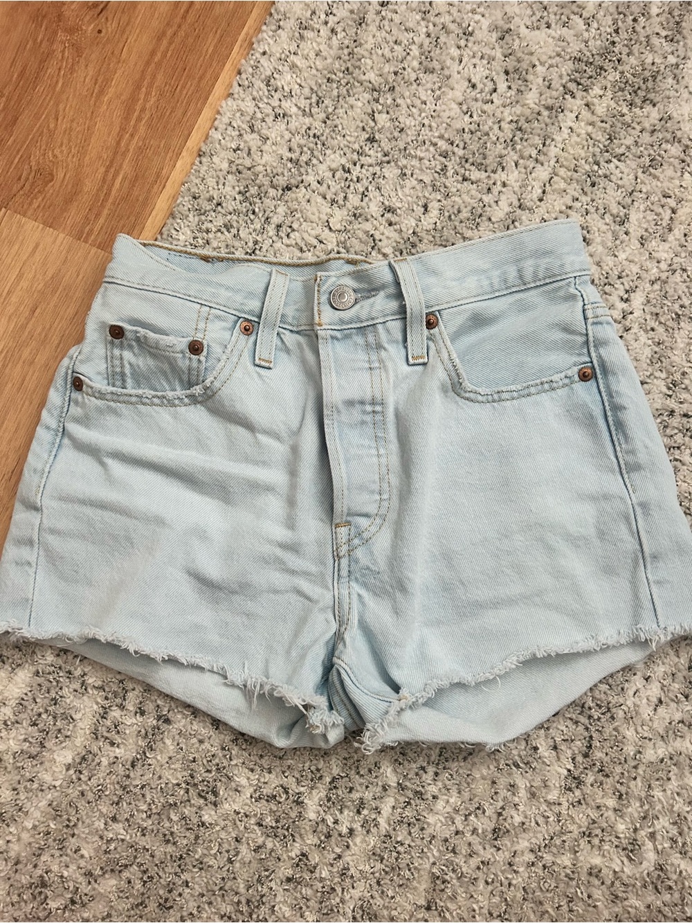 Levi's 501 denim jean shorts
